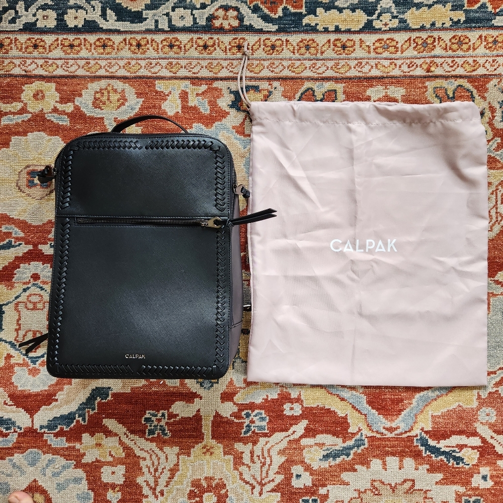 CalPak Kaya Laptop Backpack, black, like new with bag